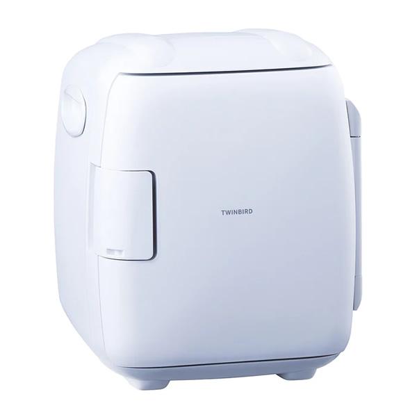 保冷温庫 冷温庫 保温庫 小型 ポータブル 5.5L ツインバード AC/DCの2電源対応 小型 ホワイト HR-EB06W ペルチェ式 静音 車載の画像
