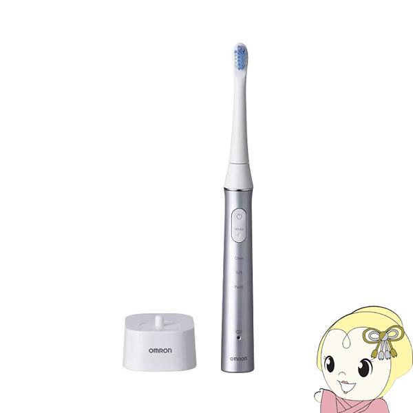 メディクリーン [予約]オムロン 電動歯ブラシ 音波式 シルバー