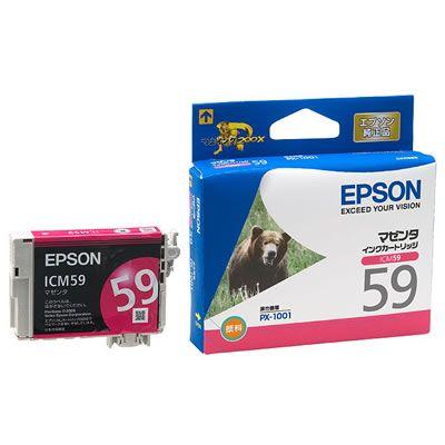 カラリオ ICM59 EPSON エプソン 純正 インクカートリッジ マゼンタ PX