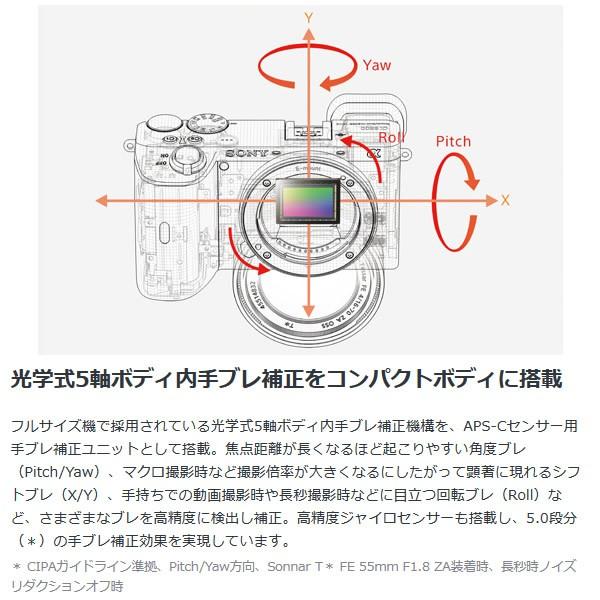 ソニー ミラーレス 一眼レフ カメラ α6600 ILCE-6600 ボディ｜gion｜03