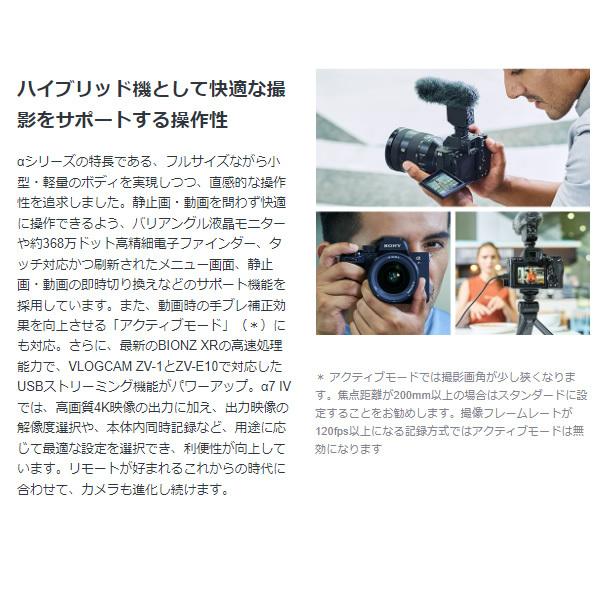 SONY（ソニー） ミラーレス一眼カメラ α7 IV ILCE-7M4 ボディ : ぎおん