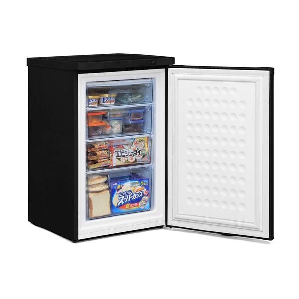 IRIS OHYAMA（アイリスオーヤマ） 冷凍庫 85L 前開きタイプ ブラック