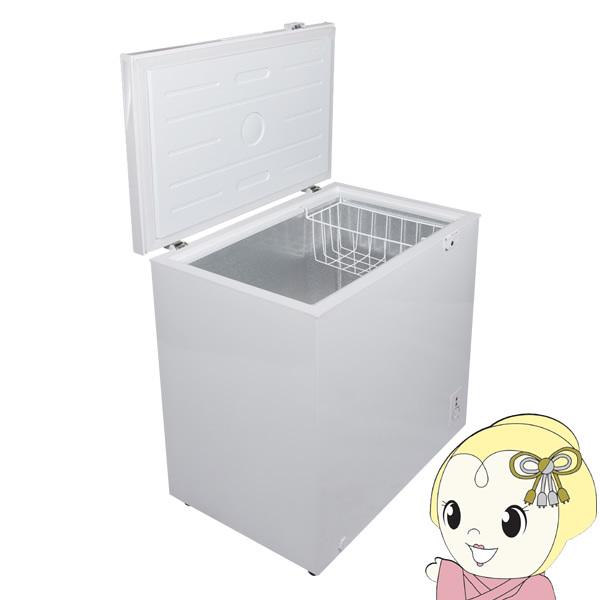 maxzen マクスゼン 上開き冷凍庫 197L ホワイト JF200ML01WH