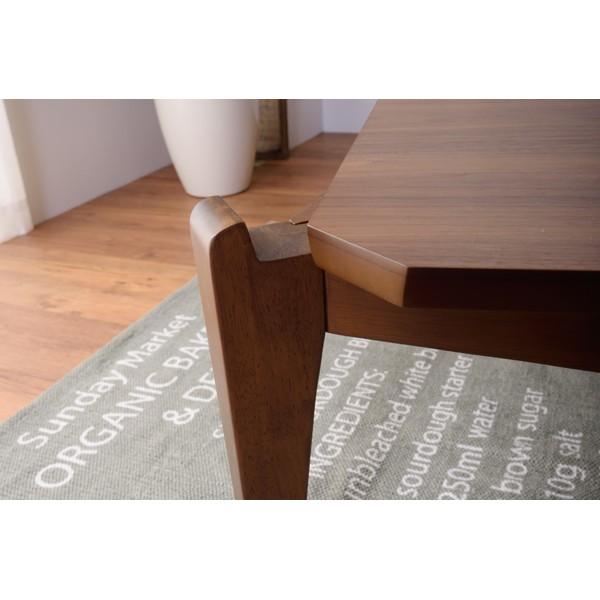 こたつテーブル おしゃれ 石英管ヒーター W75×D75cm コタツ 東谷【メーカー直送】の画像
