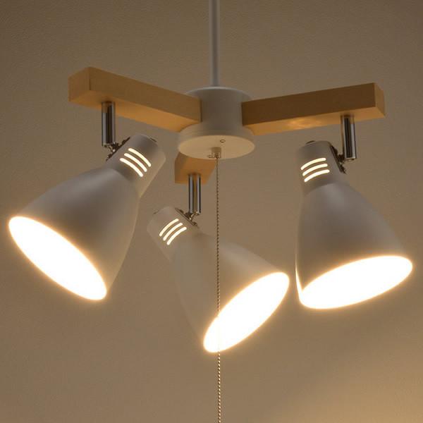 OHM（オーム電機） 3灯ペンダントライト LED電球付 ホワイト LT