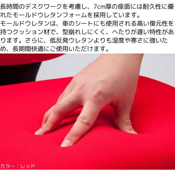 オフィスチェア モールドウレタン メッシュチェア 肘付き 椅子 イス 会社用 チェア 事務所 シンプル デスクワーク ネイビーブルー_2