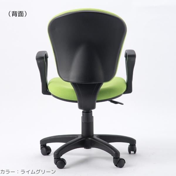 オフィスチェア モールドウレタン メッシュチェア 肘付き 椅子 イス 会社用 チェア 事務所 シンプル デスクワーク レッド_5