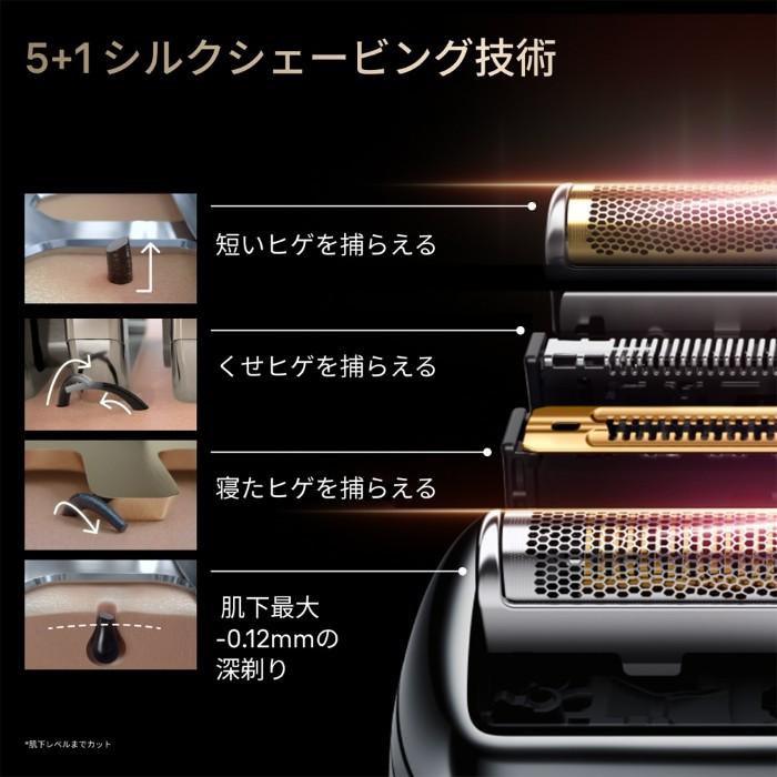 BRAUN（ブラウン） メンズシェーバー NEVO 4枚刃 自動洗浄器付