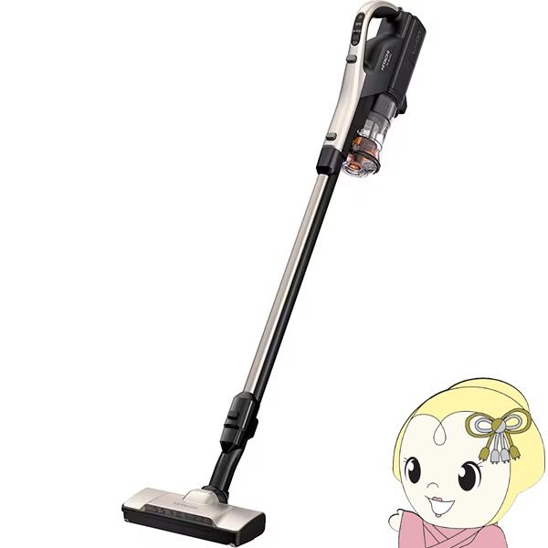 掃除機 日立 コードレススティッククリーナー  パワかるスティック サイクロン式 ライトゴールド PV-BL50L-N 日本製 ライト機能 | 日立