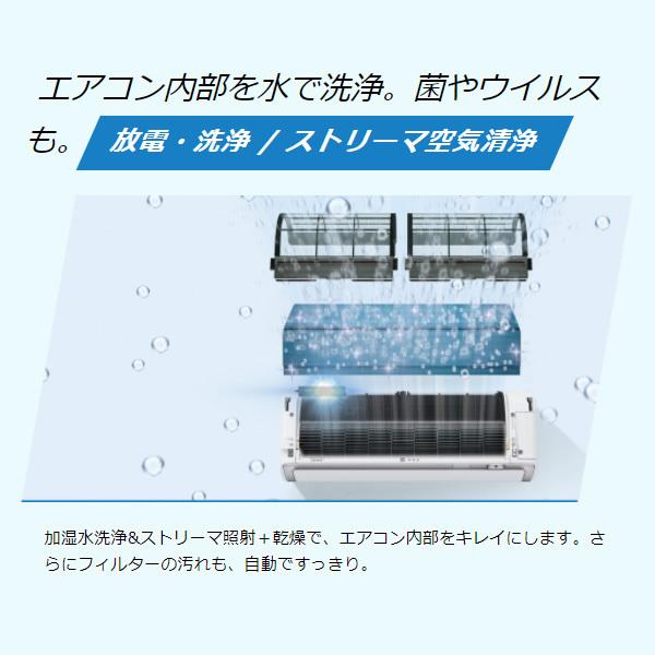 エアコン S40ZTRXP-W ダイキン ルームエアコン14畳 うるさらX 加湿 RXシリーズ 単相200V ホワイト｜gion｜08