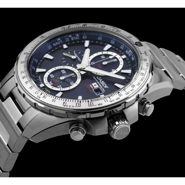 Kentex / ソーラー腕時計/アナログ/NVY/SLV/S802M-01// JSDF KENTEX ケンテックス 腕時計 ソーラープロ 航空自衛隊モデル