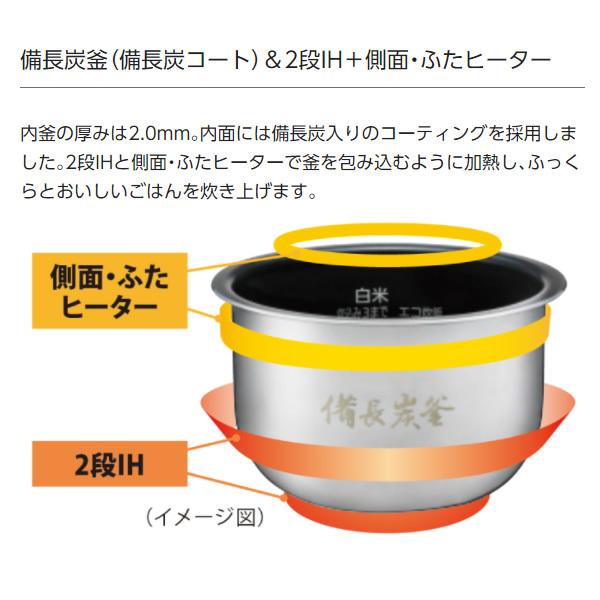 パナソニック IHジャー炊飯器 3.5合炊き ホワイト SR-KT060-W 