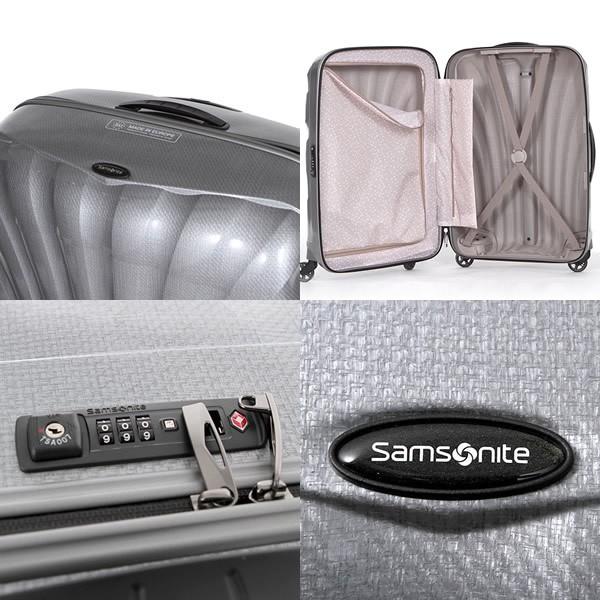 【4〜7泊程度の旅行に】V22-306-1673 並行輸入品 サムソナイト スーツケース コスモライト スピナー69 PEARL 