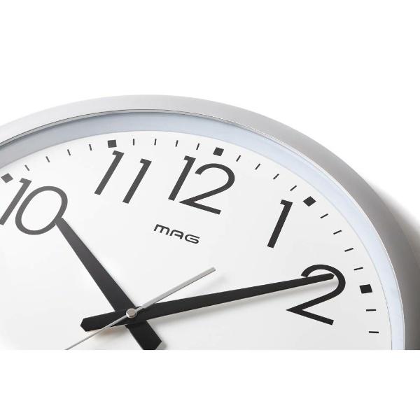 ノア精密 掛け時計 大型 直径42cm MAG マグ ウェーブ420 W-462SM W-462