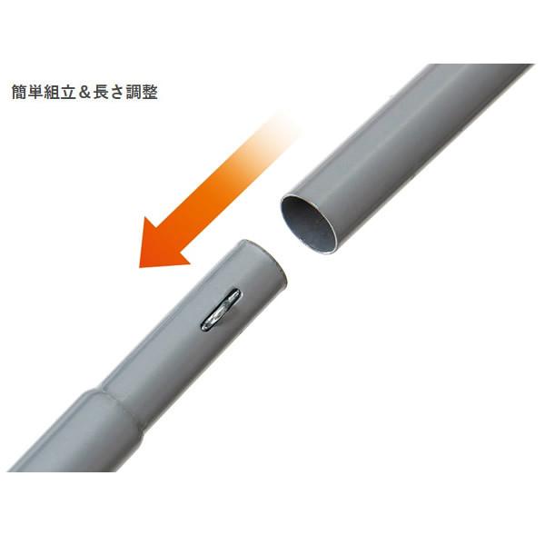 DOD テント タープポール 2本 長さ1150/1700mm ロープ付 グレー XP-01 アウトドア キャンプ用品 テント・タープ設営｜gion｜03