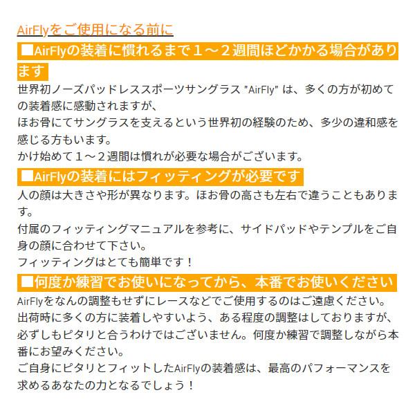 AirFly - ZYGOSPEC ジゴスペック 大気圏飛球 運動競技黒眼鏡 AF-302-C-1 偏光水晶体組込み仕かける 鯖江ジャパン/srm