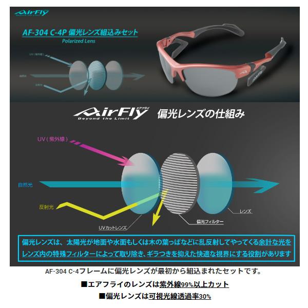 AirFly ZYGOSPEC ジゴスペック エアフライ スポーツサングラス AF-304