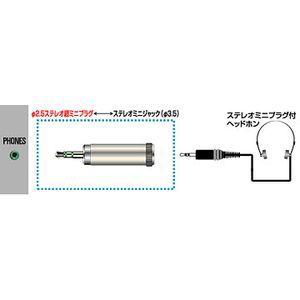 JVCケンウッド　変換アダプター ステレオ超ミニプラグ⇔ステレオミニジャック  AP-127A｜gioncard