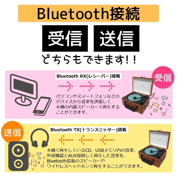 CICONIA（チコニア） レトロ CDプレーヤー CCD-0010-OR オレンジ