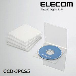 ELECOM(エレコム) Blu-ray/DVD/CDケース（スリム/PP/1枚収納） CCD-JPCS5CR｜gioncard