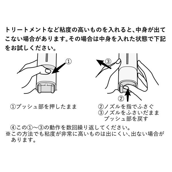 ソープディスペンサー 下から出るマグネットディスペンサー おしゃれ リッチェル ホワイト お手入れ簡単 詰め替えソープボトル 容器/srm｜gioncard｜07