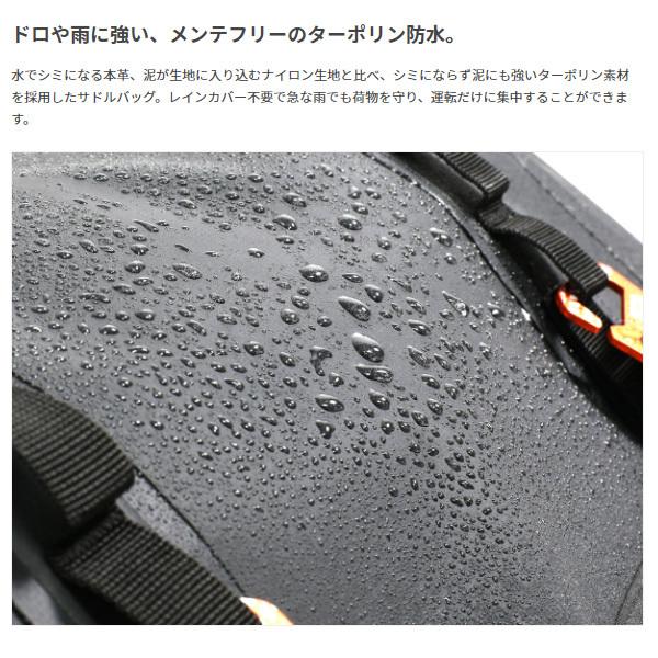 【メーカー直送】ドッペルギャンガー ターポリンサドルバッグ WP DBT606-BK/srmの画像