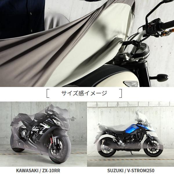 バイクガレージ 2150 スリム DCC539-GY グレー 115×215×175cm ドッペル