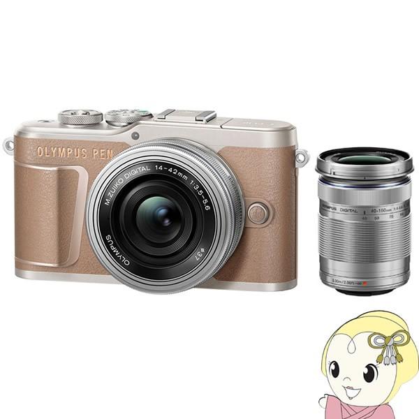 Olympus Pen E Pl10 Ezダブルズームキット ブラウン Srm Jsonic Ca