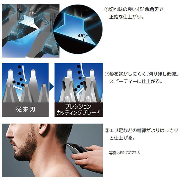 Panasonic（パナソニック） 充電式 ヘアーカッター ブラック ER-GC55-K