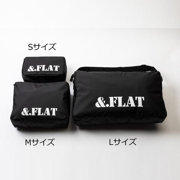 ＆．FLAT アンドフラット  CARRY CASE ORGANIZER Mサイズ キャリーケースオーガナイザーM ブラック FL14-3-00004-10｜gioncard｜04