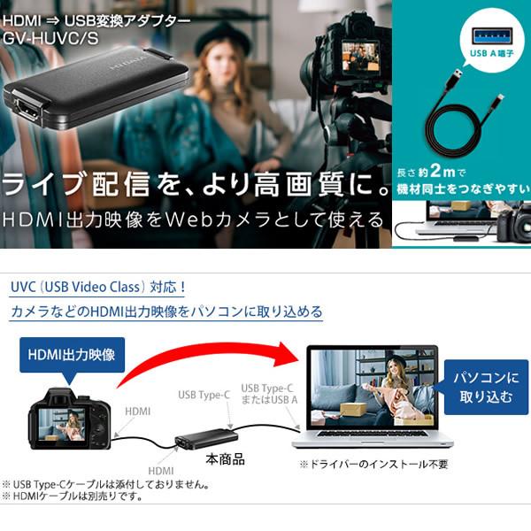 I-O DATA IO アイ・オー・データ UVC（USB Video Class）対応