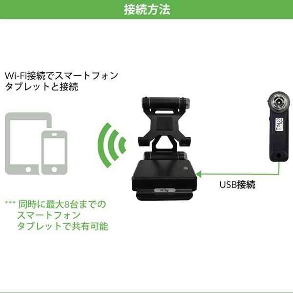 TEC テック Wi-Fi\u0026USB マイクロスコープ Hidemicron Pro X HIDEMICRON-PROX/srmの画像