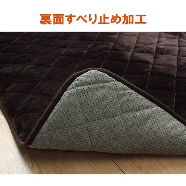 こたつ敷き布団 長方形 イケヒコ ラグ 大きい 幅広ラグ ブラウン IKE-6026209 イケヒコ こたつ敷き布団 長方形 ラグ 大きい 幅広ラグ ブラウン IKE