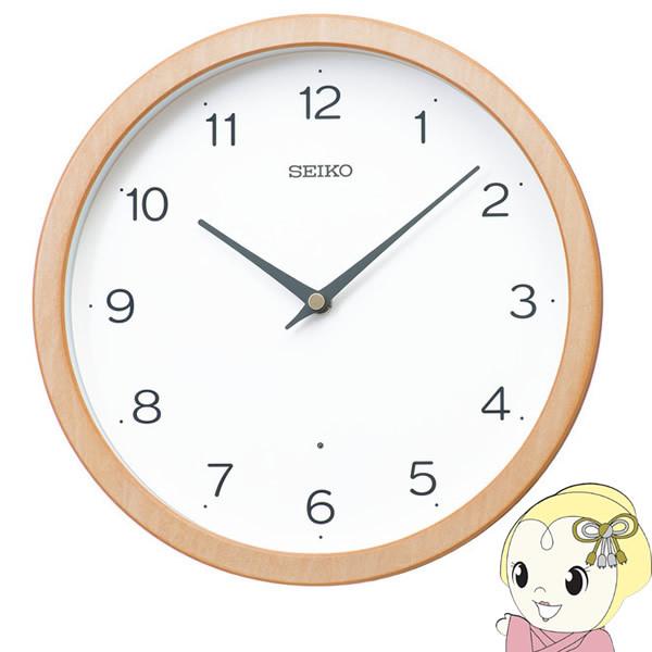 SEIKO（セイコー） 電波掛け時計 木枠 MDFメープルつき板貼り・天然色