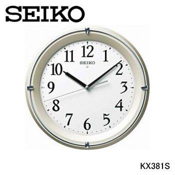 SEIKO（セイコー） 掛け時計 壁掛け 電波時計 スイープ 静音 自動点灯