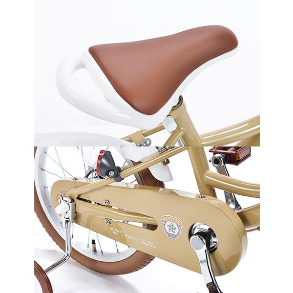 【メーカー直送】My Pallas マイパラス 子供用自転車16 補助輪付 オリーブ MD-16-OL/srm mm 約