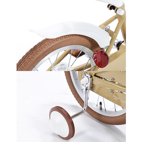 【メーカー直送】My Pallas マイパラス 子供用自転車16 補助輪付 オリーブ MD-16-OL/srm mm 約