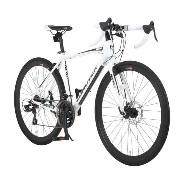 【alinco】【美品】CANOVER ホワイト ロードバイク本体 オオトモ [予約 7月上旬以降]【メーカー直送】 CANOVER CAR-014-DC