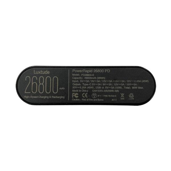 モバイルバッテリー ダイニチ電子 Luxtude ラックスチュード PD対応