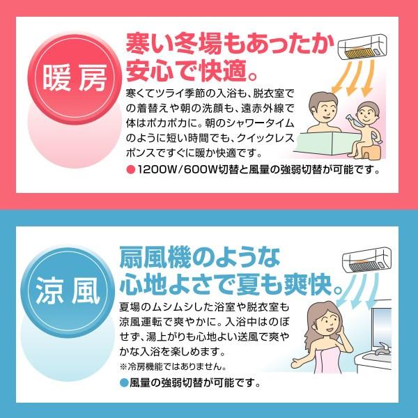 SDG-1200GSM　高須産業　TKS　グラファイトヒーター　人感センサー　トイレ・脱衣室用　壁面取付　涼風暖房機　非防水仕様　電源プラグタイプ　srm