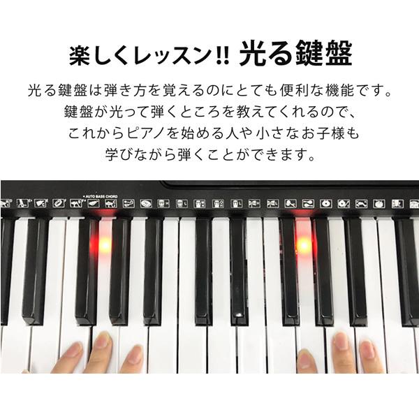 SunRuck 電子キーボード プレイタッチ フラッシュ61 SR-DP04/srm
