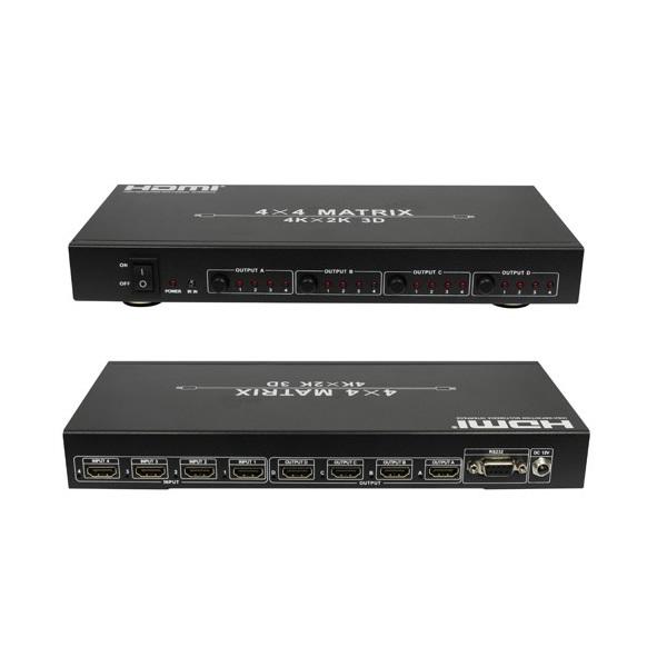 TEC テックTHD44MSP-4K60S 4入力4出力4切替 HDMI切替器 TEC（テック） 4入力4出力4切替 HDMIマトリクス切替器 メーカー保証6