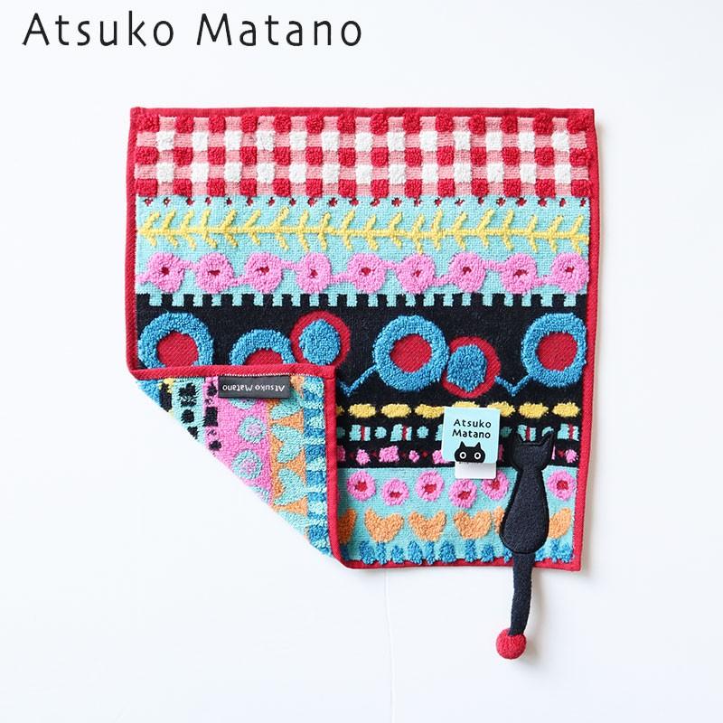 Atsuko Matano アツコ マタノ どこかにギンガム タオル ハンカチ 黒猫 ネコ レディース 日本製 Gise 通販 Yahoo ショッピング