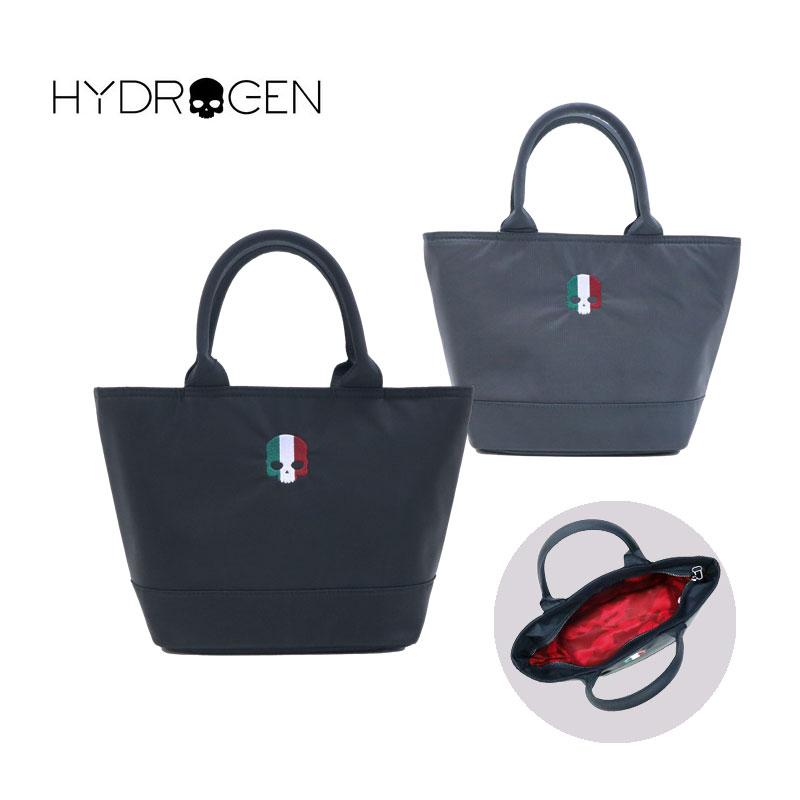 HYDROGEN ハイドロゲン イタリアスカル 刺繍 ファスナー ミニトート バッグ メンズ レディース ブランド｜gios-shop