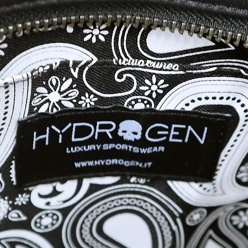 HYDROGEN ハイドロゲン スカル レザー ミニトート バッグ MINI TOTE BAG  ファスナー メタル ロゴ ペイズリー ワンポイント メンズ レディース｜gios-shop｜11