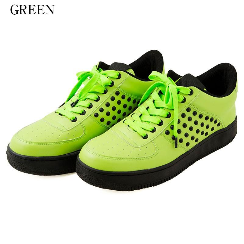 No Id ノーアイディー スタッズ スニーカー 靴 シューズ メンズ 8458 944f Gise 通販 Yahoo ショッピング