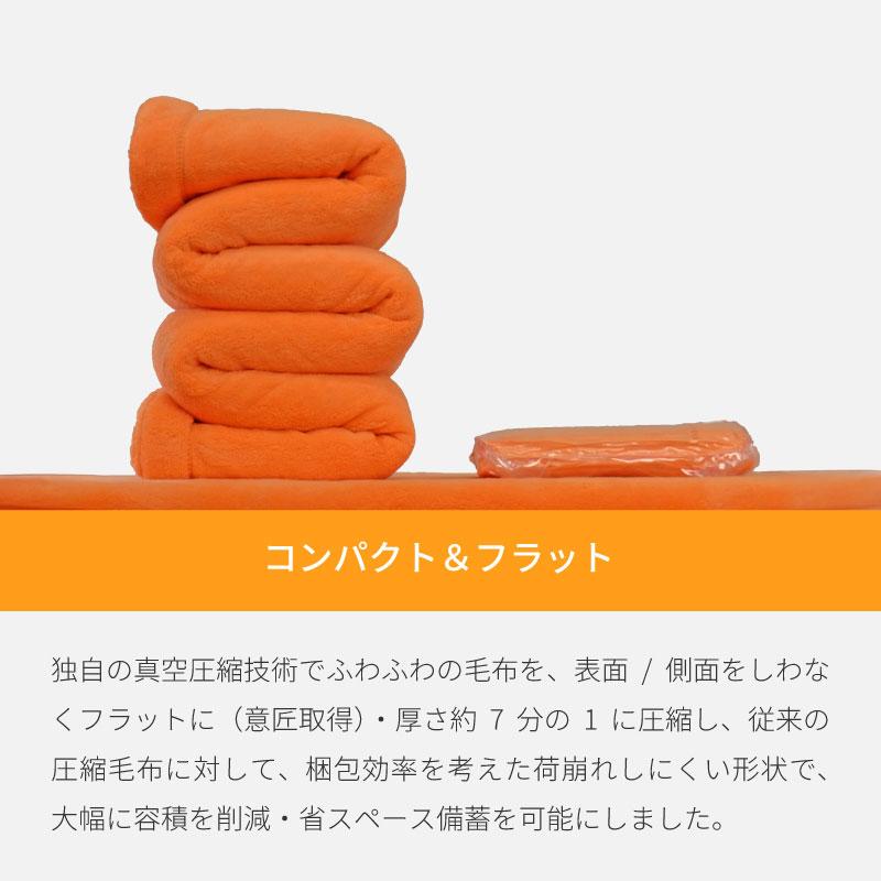 足立織物 非常用圧縮 難燃毛布 EB-306BOX A4サイズ 10枚セット 日本防