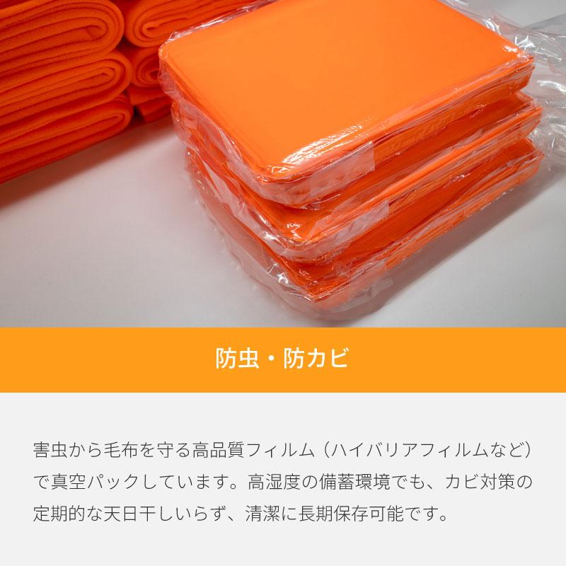 足立織物 非常用圧縮 難燃毛布 EB-306BOX A4サイズ 10枚セット 日本防