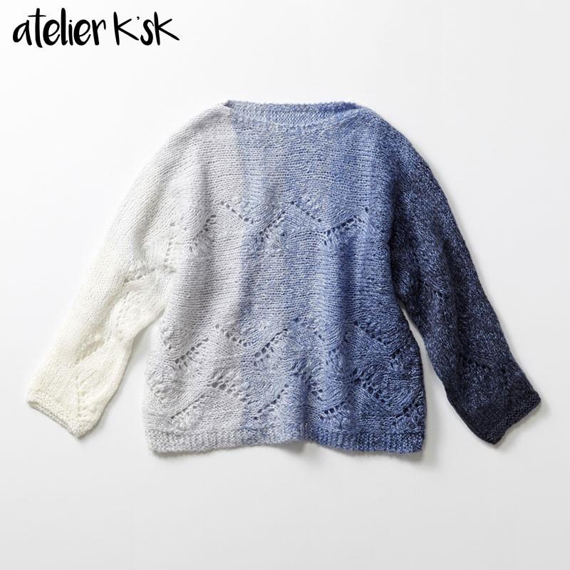 アトリエ K Sk 岡本啓子 手編みキット ニット 横編みセーター Atelierksk 008 Gise 通販 Yahoo ショッピング