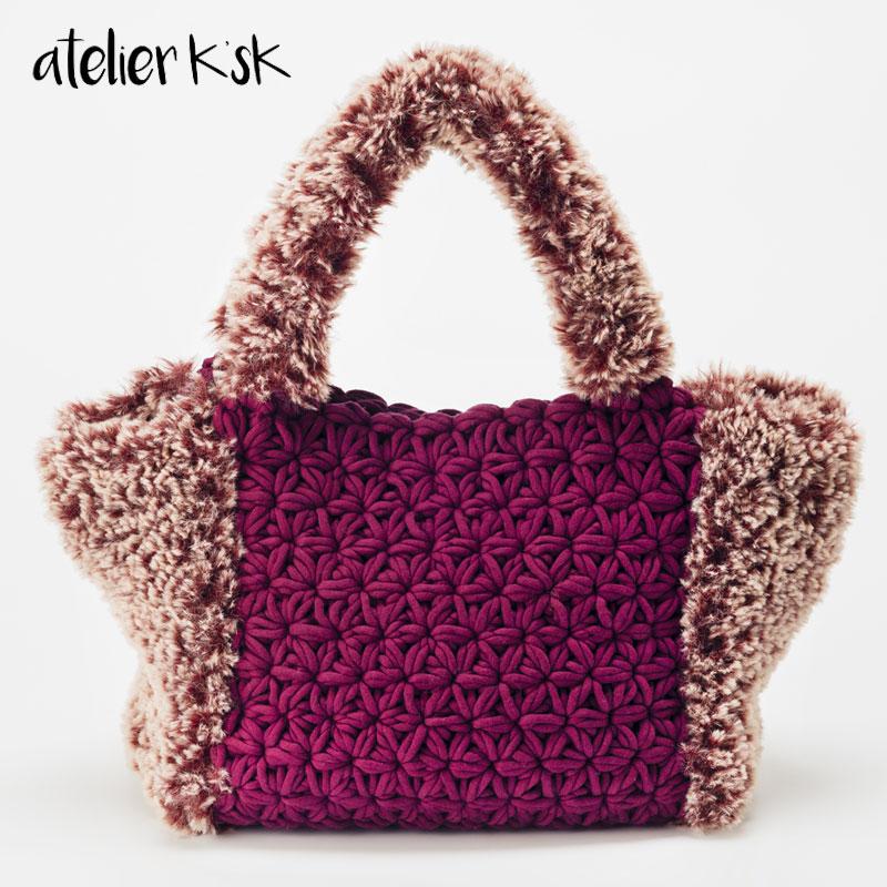 Atelier K Sk アトリエ K Sk 岡本啓子 リフ編みトートバッグ かぎ針編み 棒針編み 手編みキット トートバッグ 鞄 セサミ コッコラ Atelierksk Ko19a055 Gise 通販 Yahoo ショッピング